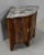 Small furniture Walnut Corner, Marble top with Campan Hautes-Pyrénées 3 cm thick. On the front, it is molded in Bec Corbin...