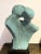 Teal 1980s Postmodern Memphis Figurative Teal Couple Sculpture For Sale - Image 8 of 12