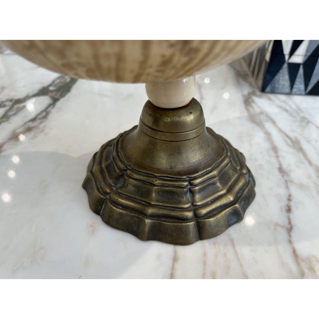 French Mid-Century Shell Lamp For Sale - Image 4 of 5