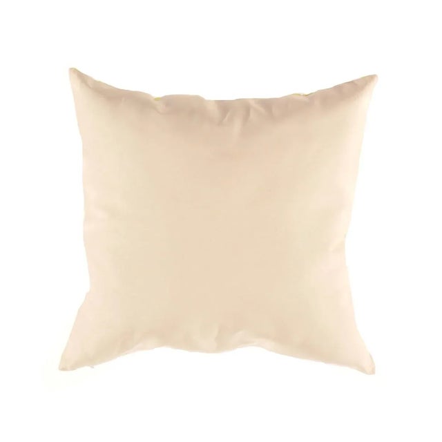Textile Contemporary Velvet Ikat Bohemian Throw Pillow For Sale - Image 7 of 8