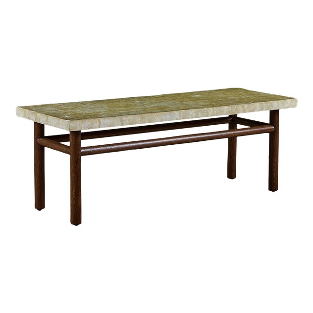 t.h Robsjohn Gibbings Capiz Shell Coffee Table for Widdicomb For Sale
