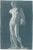 Reproduction Classical Man Drawing Teal Print For Sale