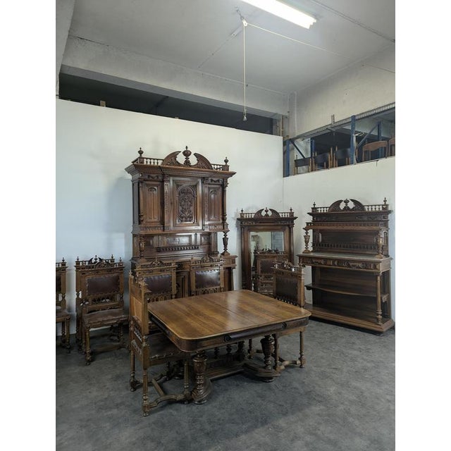 Renaissance Table in Solid Walnut For Sale - Image 3 of 10