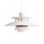 Poul Henningsen Ph 5 Pendant for Louis Poulsen in Modern White For Sale In Los Angeles - Image 6 of 12