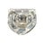 Transparent Vintage Faceted Lucite Ice Bucket Attributed to Alessandro Albrizzi, Italy c.1970s For Sale - Image 8 of 9