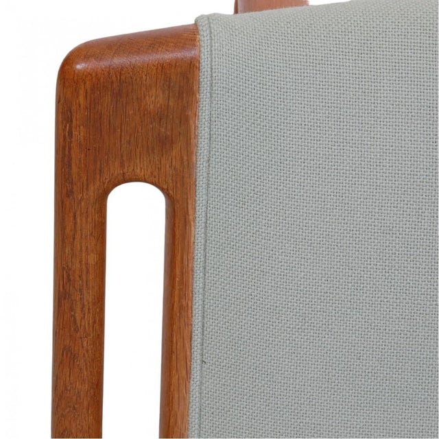 Blue Piano Stool in Oak by Hans Wegner, 1960s For Sale - Image 8 of 11