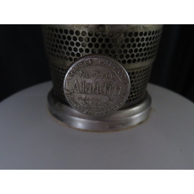 Antique Turn Of The Century Aladdin Co Venetian Oil Gas Kerosene
