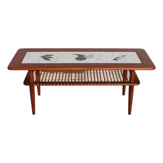 Vintage Teak and Ceramic Coffee Table from Gemina Møbler, 1960s For Sale
