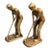 Vintage Brass Golf Player Bookends - A Pair For Sale