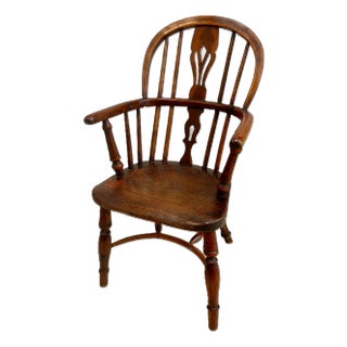19th Century Child's Windsor Armchair For Sale