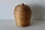 Vintage Vivai Del Sud Italian Style Lidded Bamboo Reed Storage Basket For Sale - Image 9 of 12