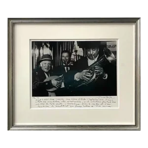 Silver Gelatin Photograph Hand Signed Photo Pablo Picasso Music Lucien Clergue, 1958