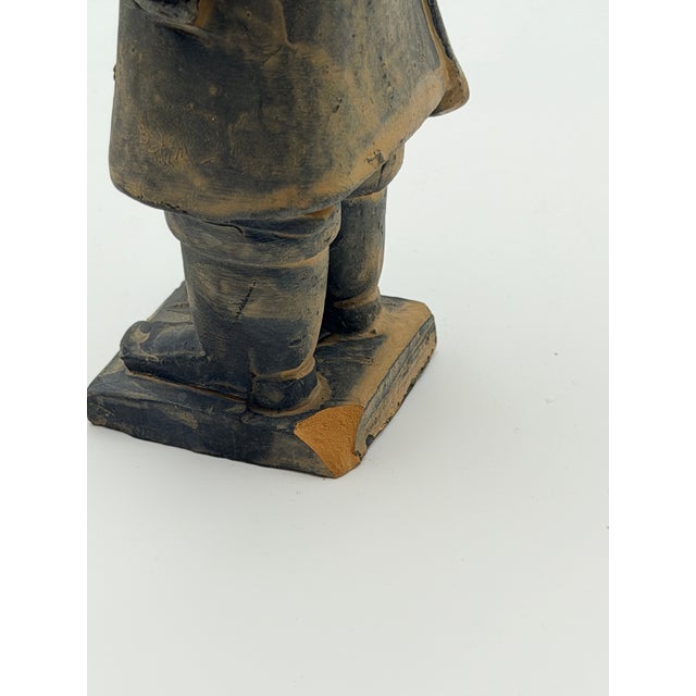 Chinese Vintage Chinese Terracotta Warrior Figurine Inspired by the Xi’an Army For Sale - Image 3 of 5