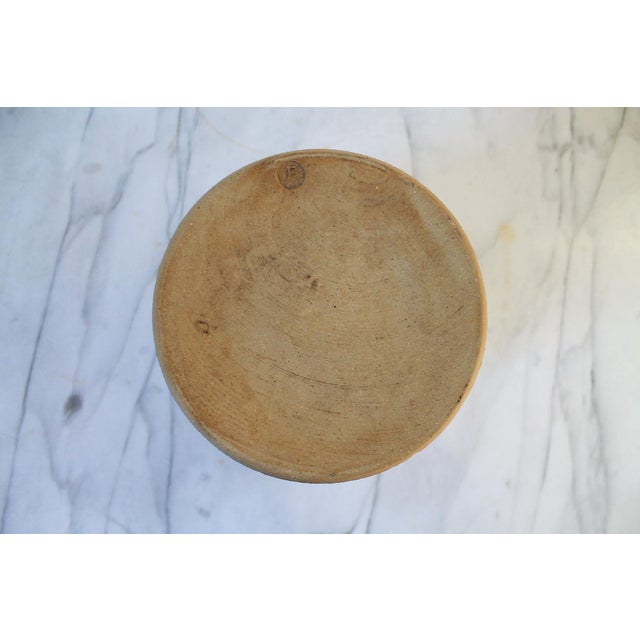 Vintage Beige Studio Art Pottery Vessel or Vase For Sale - Image 4 of 6