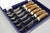 Arts & Crafts Late 20th Century Scully & Scully Arts & Crafts Natural Staghorn Handle Steak Knives - Set of 6 For Sale - Image 3 of 16