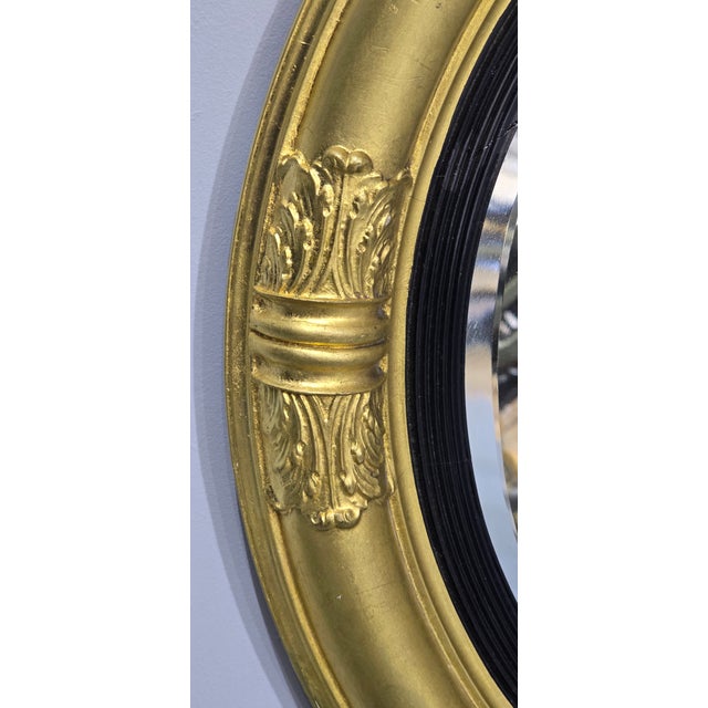 Paint Regency Round Gilt Mirror, 1810 For Sale - Image 7 of 9
