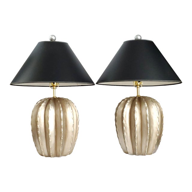 Lamps Cactus Plaster & Shades For Sale