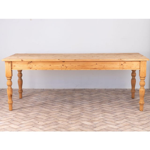 Vintage Pine Farmhouse Table, Usa 1960s For Sale - Image 18 of 18