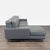 2010s West Elm Axel Gray Leather Reclining Sectional Sofa With Motion Recliner For Sale - Image 5 of 8