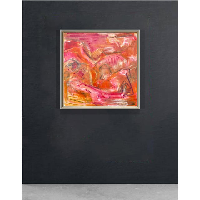 2020s "Angel" by Trixie Pitts Abstract Expressionist Oil Painting For Sale - Image 5 of 10