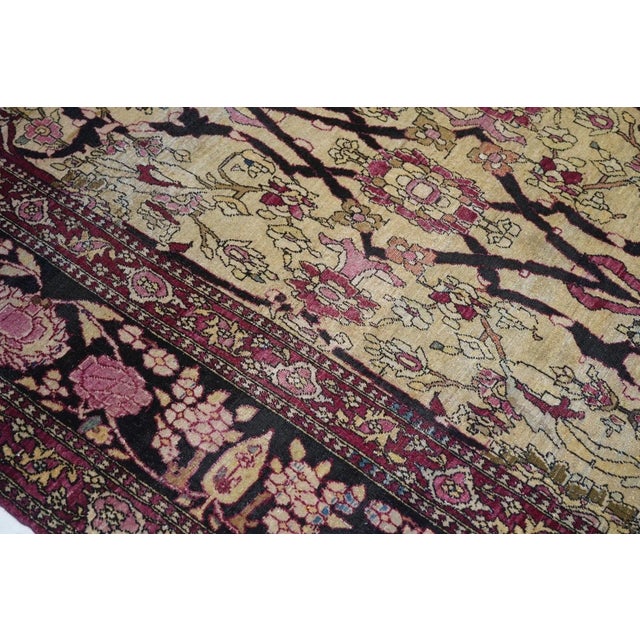 Textile Antique Tehran Rug 9' x 12'9'' For Sale - Image 7 of 10