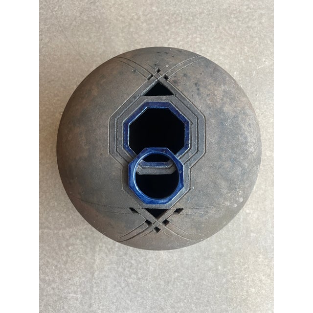 This large-scale art vessel was designed and hand-formed in 1985 by American ceramic artist Karl Christiansen at his...