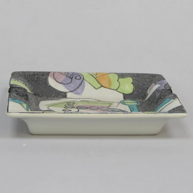 Vintage Ceramic Ashtray, 1980s, in Very Good conditions. Designed 1970 to 1979