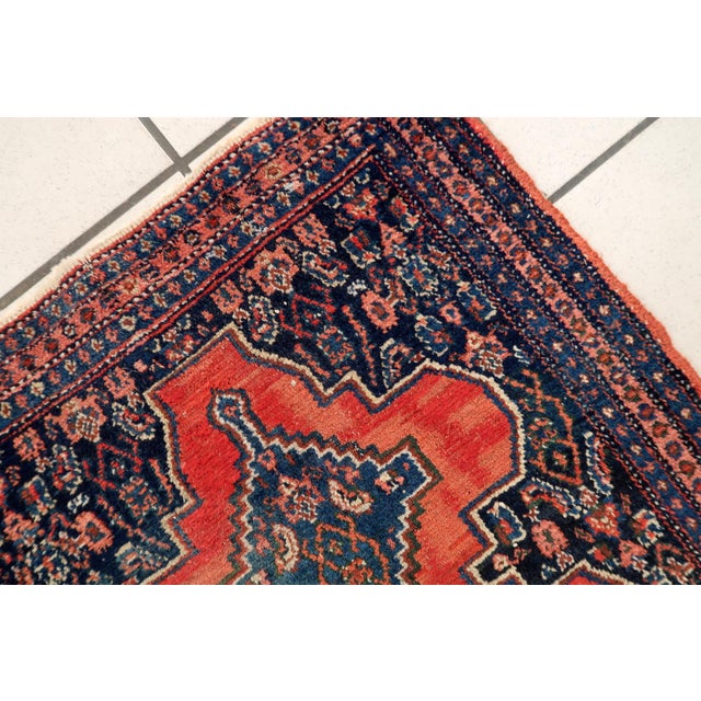 1920s, Antique Persian Senneh Rug 1' X 3' For Sale - Image 9 of 11
