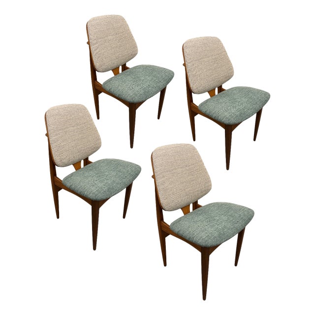 Teak Chairs from Elliots of Newbury, 1960s, Set of 4 For Sale