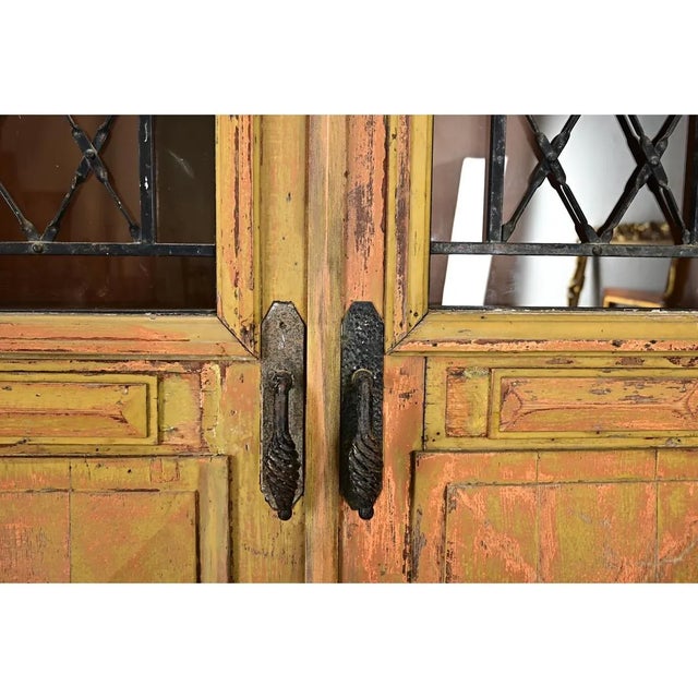 Antique French Door Custom Bibliothèque For Sale - Image 11 of 12