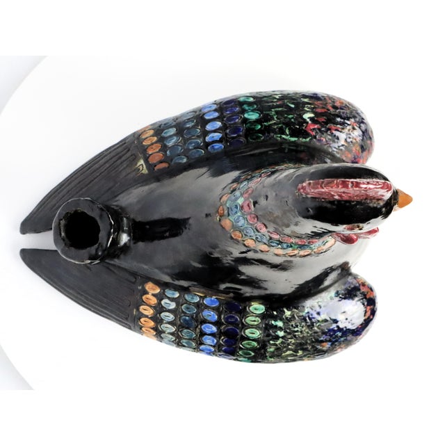 Zoomorphic Ceramic Vase in the style of Guidette Carbonell, 1950s For Sale - Image 10 of 12