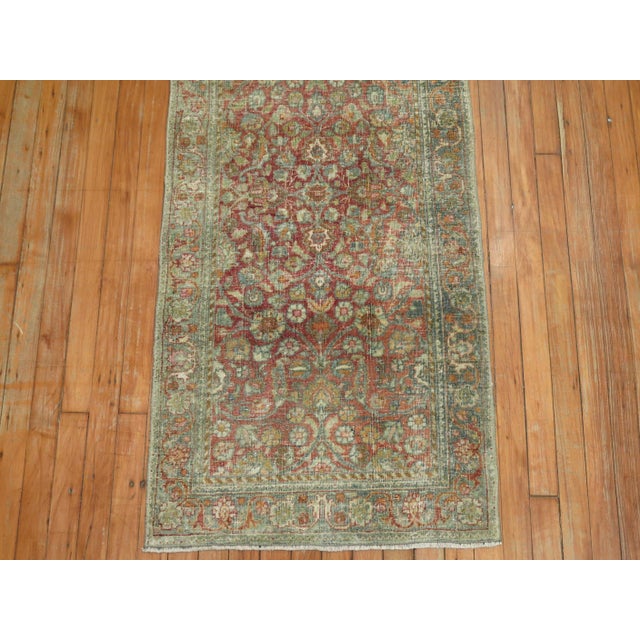 Early 20th Century Zabihi Collection Narrow Persian Kashan Runner For Sale - Image 18 of 18