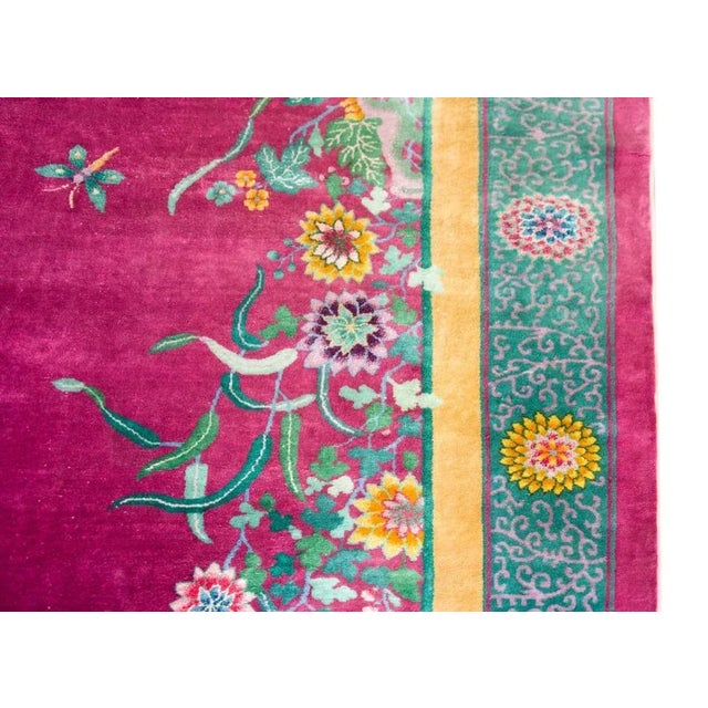 Early 20th Century Chinese Art Deco Rug For Sale - Image 9 of 12
