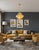 Mid-Century Modern Vintage Italian Amber Murano Glass Chandelier, 1990s For Sale - Image 3 of 18