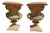 Impruneta Terracotta Urns with Masks and Floral Garlands, Italy, 1960s, Set of 2 For Sale