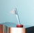 Contemporary Light Blue and Red Tube with Globes and Cones Desk Light by Atelier Areti For Sale - Image 3 of 7