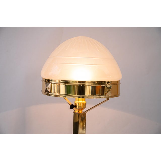 Art Deco Table Lamp with Glass Shade, Vienna, 1920s For Sale - Image 13 of 18