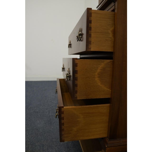 Jasper Cabinet Solid Cherry Traditional Style 32" Secretary Desk W. Display Hutch For Sale - Image 10 of 16