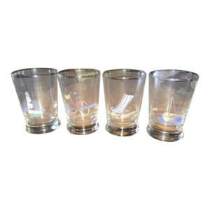 Vintage Nautical Theme Ralph Lauren Juice Glasses- Set of 4