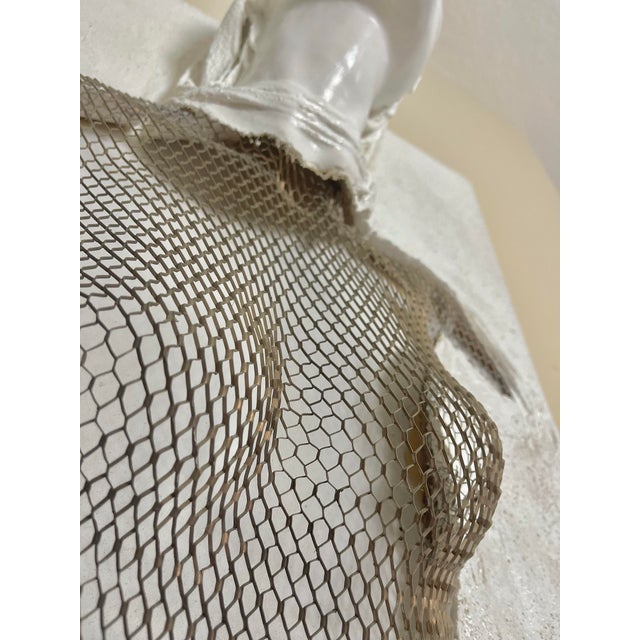 Post Modern Portrait of a Woman | Mixed Media Three-Dimensional Wall Art For Sale - Image 10 of 12