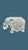 A charming vintage sculptural elephant planter or cachepot in glossy white glazed ceramic. The elephant is modeled in...