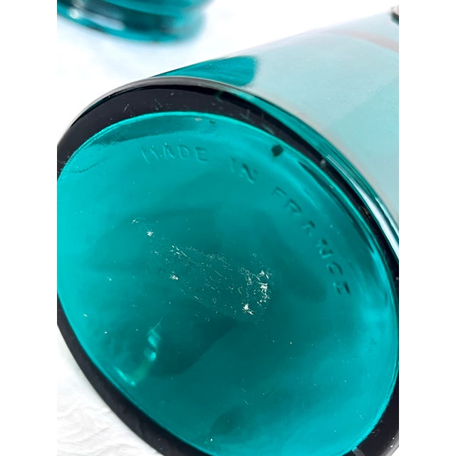 French Apothecary Glass/Pewter Bath Jar Set For Sale - Image 15 of 15