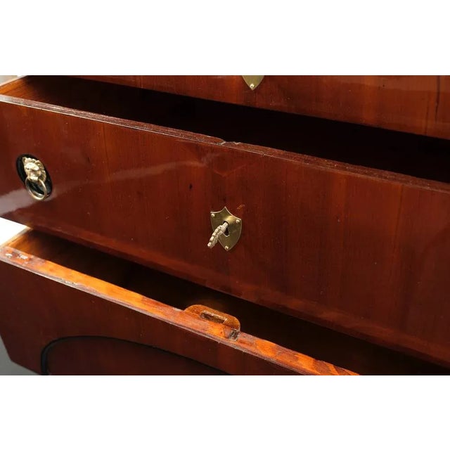 Biedermeier Chest of Drawers in Mahogany, North Germany, 1830s For Sale - Image 5 of 5