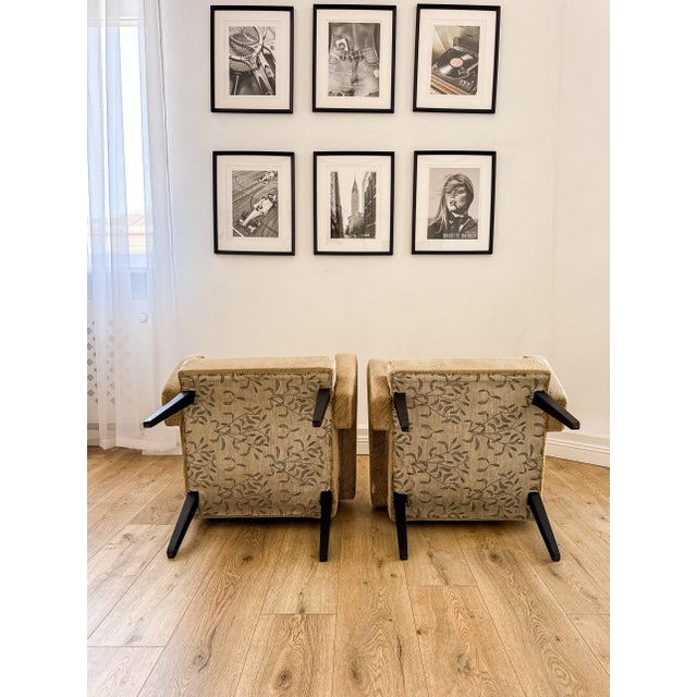 Set of Czechoslovakian Mid-Century Modern Armchairs from Jitona For Sale - Image 14 of 18