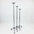 2020s Hand Forged Iron Candelabra Set of 3 (90-110cm) Antique Copper Finish Straight Stem with Ornate French Scroll Feet For Sale - Image 5 of 6
