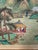 1950s c.1950 Chinese Republic Silk Painting Mountain River Landscape W Figures, Seal Signed For Sale - Image 5 of 12