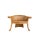 Sculptural Teak Wood Lotus Leaf Chair With Carved Detailing For Sale - Image 4 of 8