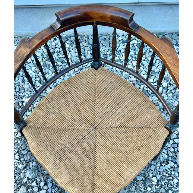 Antique Edwardian Style Corner Chair For Sale In New York - Image 6 of 9