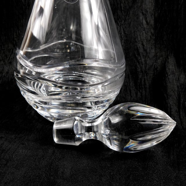 1970s 1970s Large Cut Crystal Decanter For Sale - Image 5 of 5