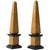 Giallo Reale Marble Obelisks, Set of 2 For Sale - Image 6 of 6